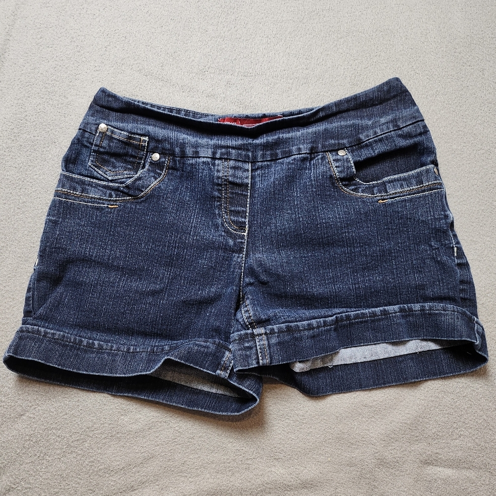 Contrast Petites Jean Shorts Size 8p
